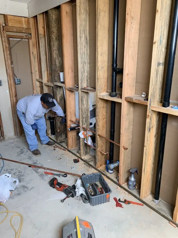 Commercial rough-in plumbing for Gas Line Repair in Ackers Corner